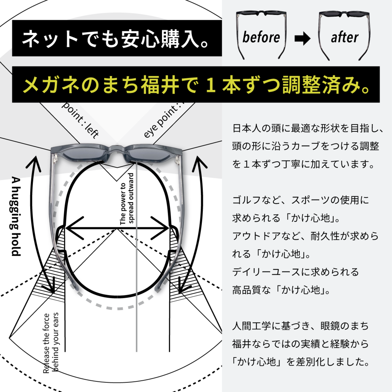 TURF PROJECT 日本製偏光レンズ搭載サングラス［大きめオクタゴン］運を呼ぶ和柄デザイン付き  UV100％カット/UV400    ケース付き　形：オクタゴン　色：グレー　レンズ：ライトブルー　/ TPPF-58264-col.2 GREY