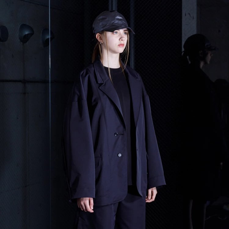24SS】VOAAOV Relux Tech Chino Big Tailored Jacket (BLACK) VOJK-L22