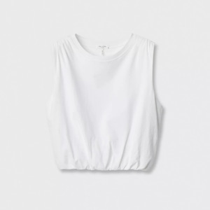 rag&bone MICA BUBBLE TOP WHITE
