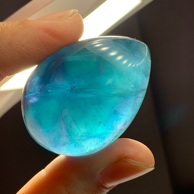 T10.ブルーベース♪グラデーションフローライトたまご