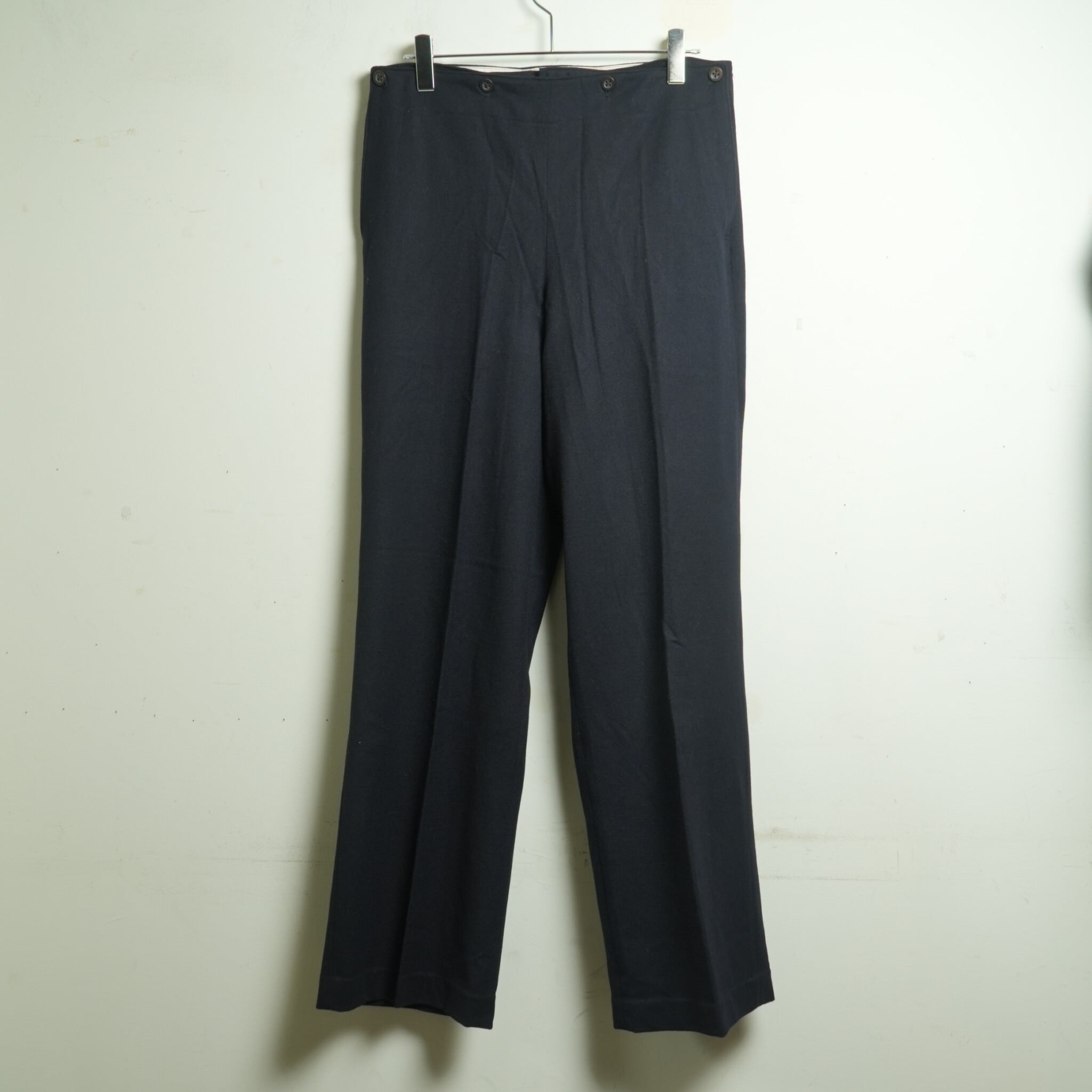 1930〜40s French Navy Wool Sailor Pants【DEADSTOCK】 | AMICI used