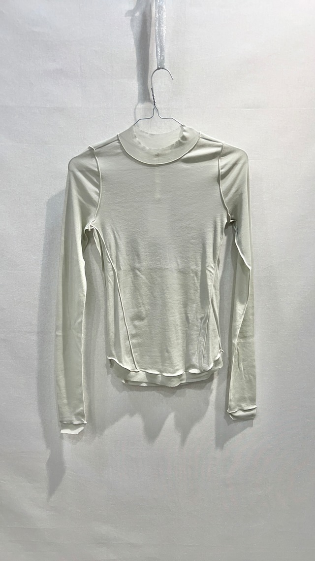 【TODAYFUL】Sheer Crewneck Long T-shirts / mint（要お問い合わせ）