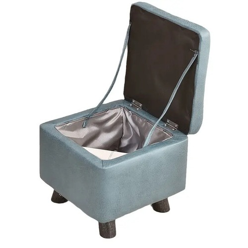 スツール 椅子 高さ30cm 収納スツール 木製 フェイクレザー 合成皮革 レザーソフト オシャレ 踏み台