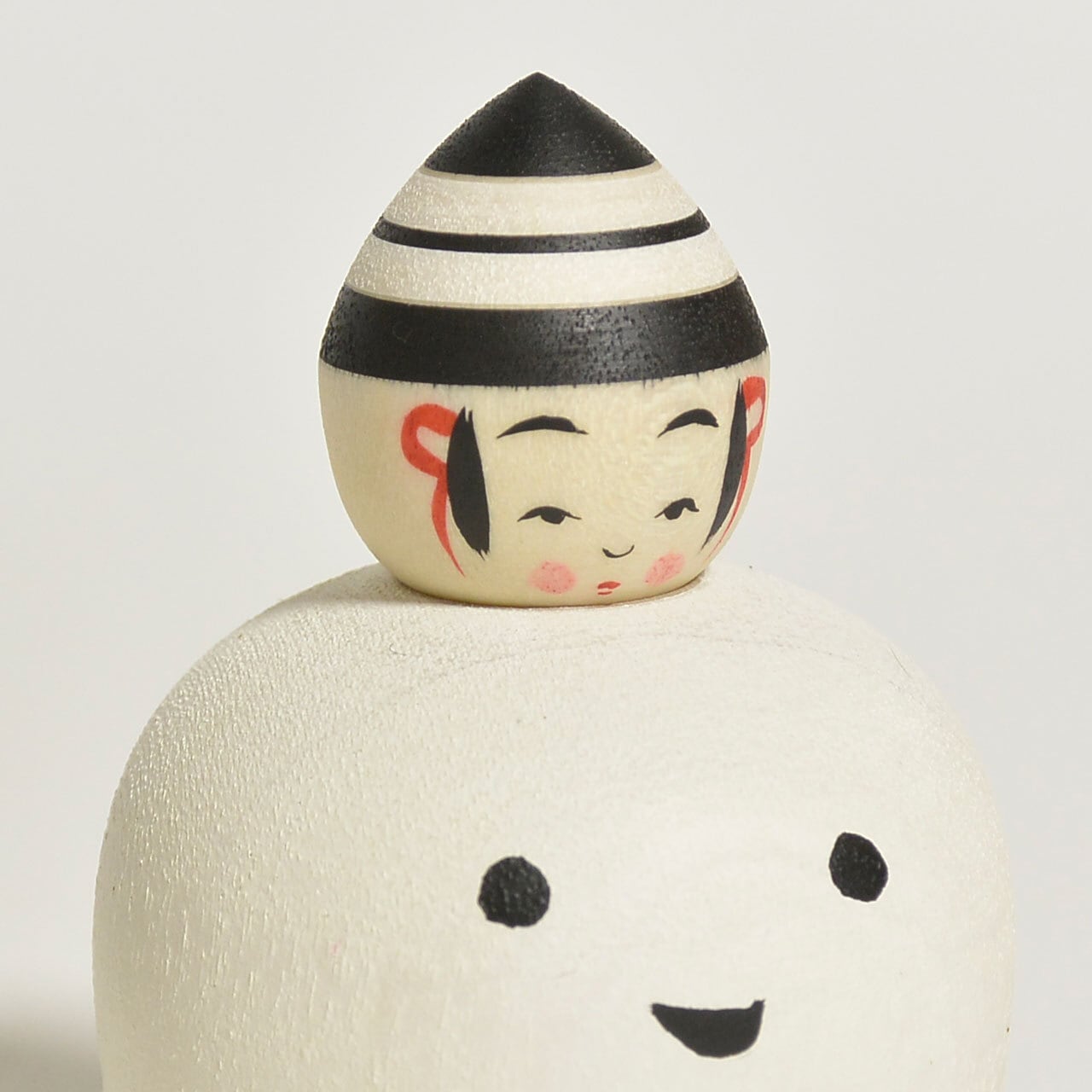 おばけのハロウィンえじこちゃんこけし 約1.5寸 約4.5cm 鈴木明 工人