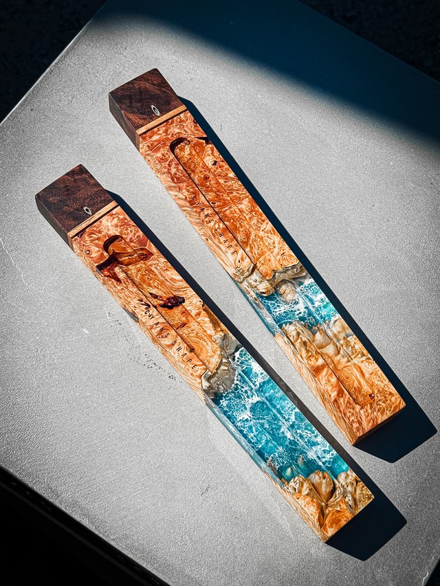 Incense/お香立て MapleBurl×Emerald