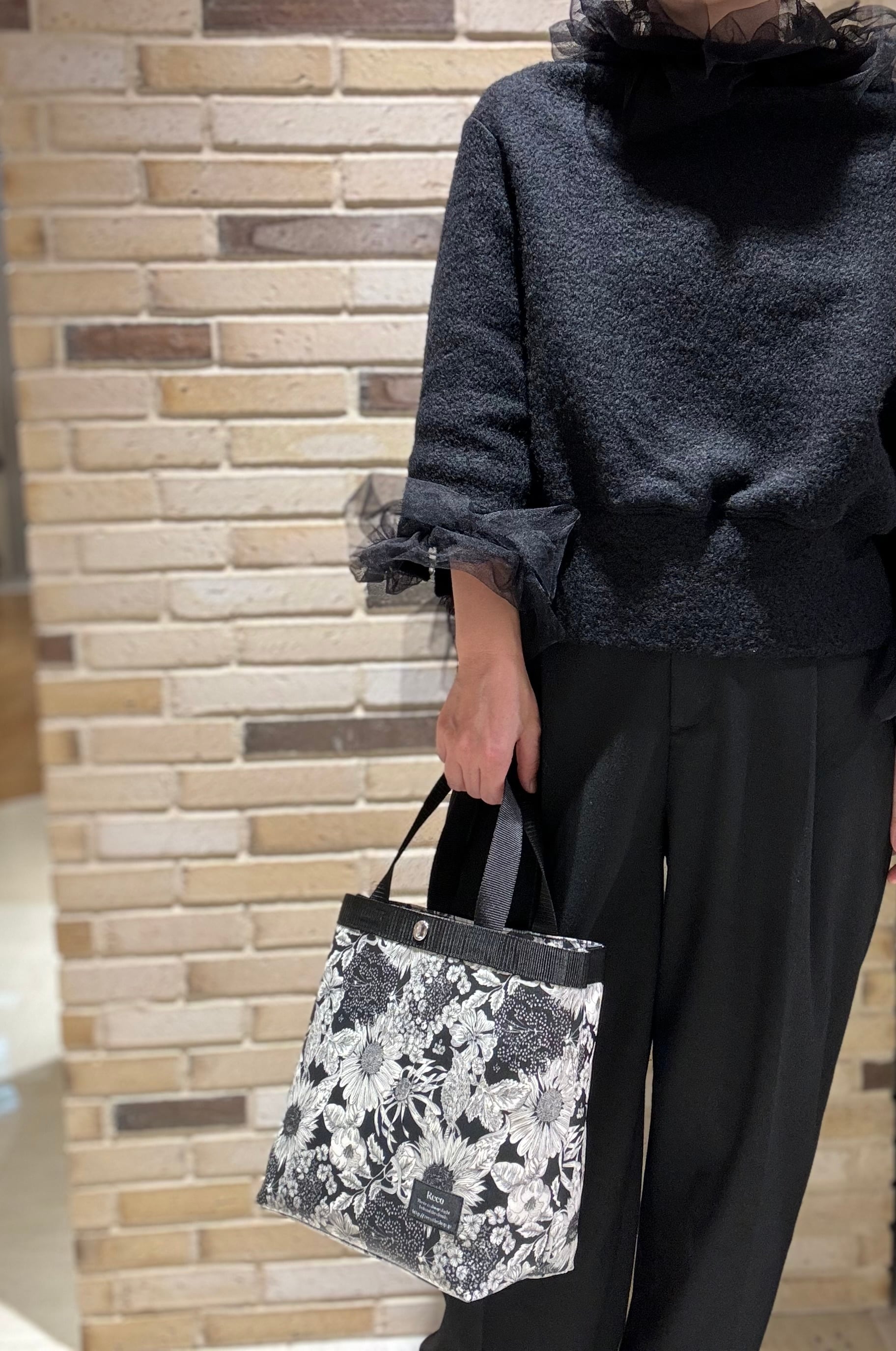 定番柄】トートバッグ S リバティプリント ラミネート スウィム 定番柄】トートバッグ S リバティプリント ラミネート スウィム