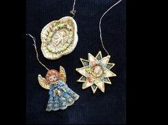 天使の蝋飾り ワックスオーナメント ドイツ手作り