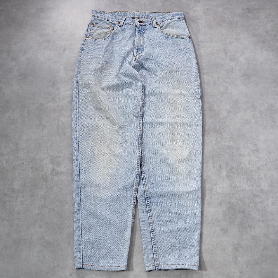 リーバイス560 ワイド W32 古着 青 90s USA デニム 17662