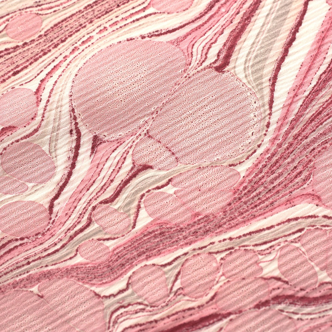 「Rich Rudy×グレージュ」〜大矢羽根×ドット＊縦グラデーション　セオアルファ楊柳