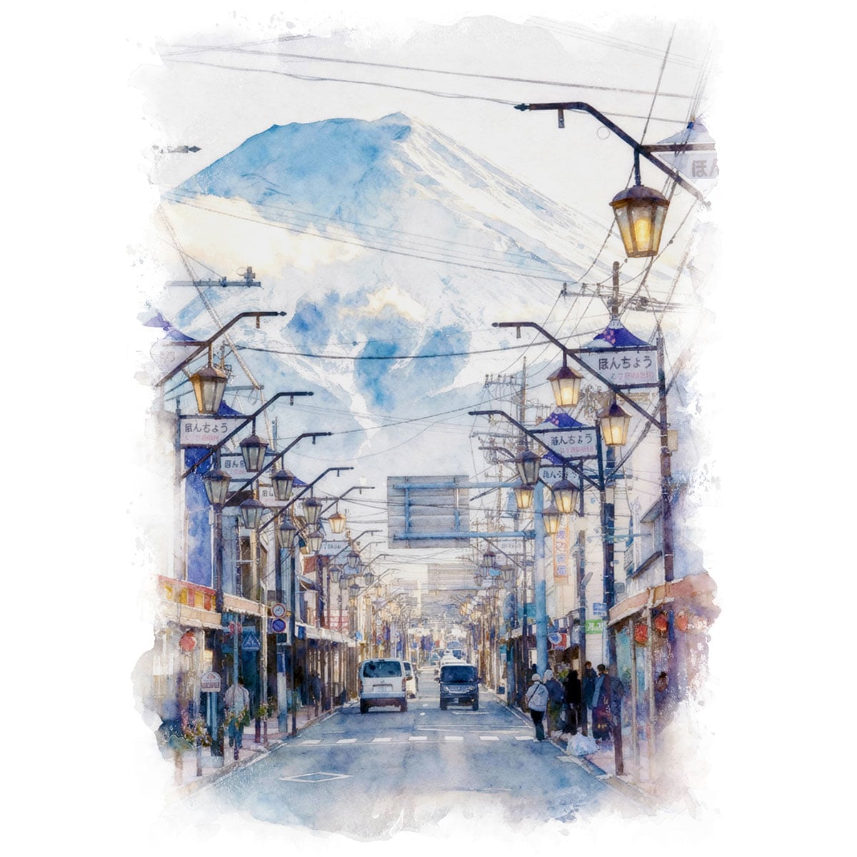 富士山 | インテリア絵画の専門店 ビッグフィールドギャラリー水彩/油絵