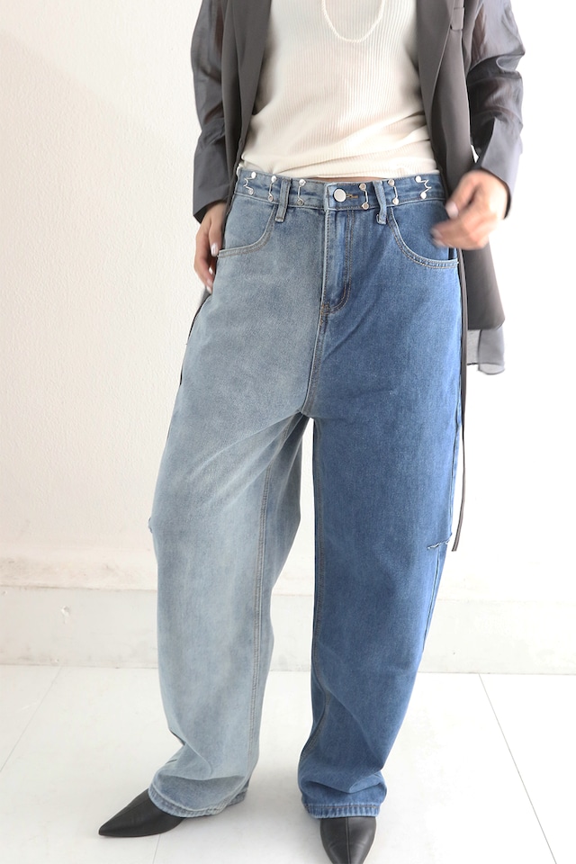 ツートンデニム /Two-tone denim(W25P7000H)
