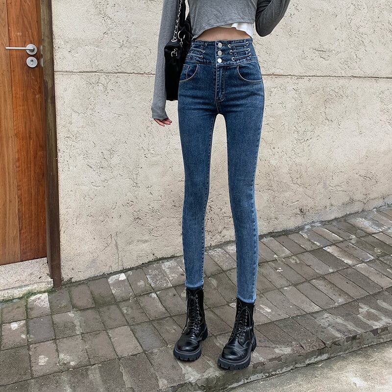 ジーンズ スプリングオータムパンツ 春物 秋物 1号婦人87338575561