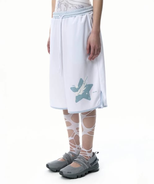 【OJOS】25ss NOITOW SHU Mesh Boxer Shorts OJOS] OJOS x NOITOW SHU Mesh Boxer Shorts / White 正規品