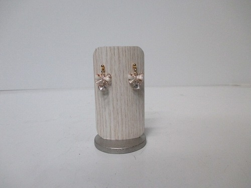アクセサリースタンド 白い木目調バージョン ピアス 受注生産