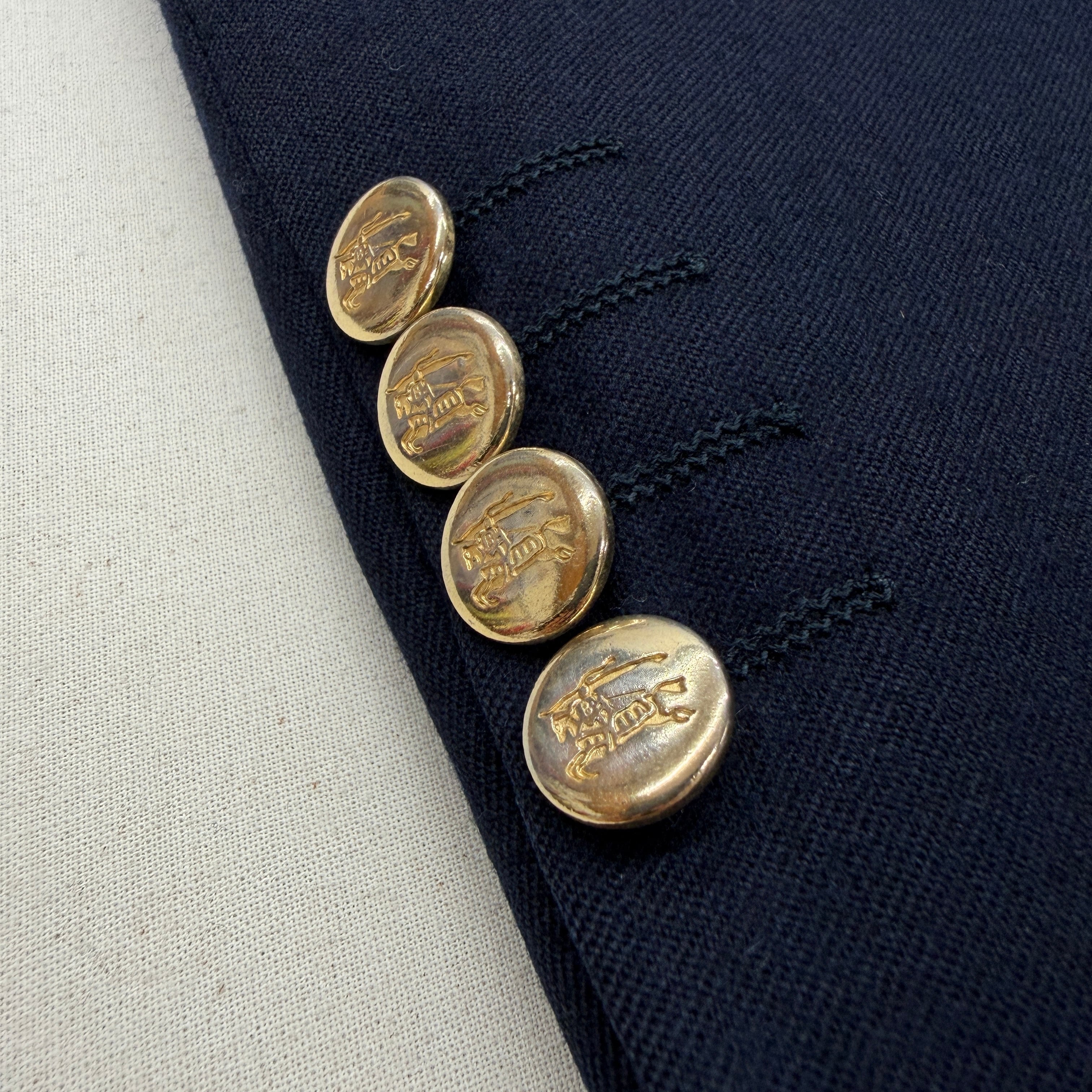 BURBERRYS】英国製 burberry blazer 古着 紺ブレ | no pain no gain