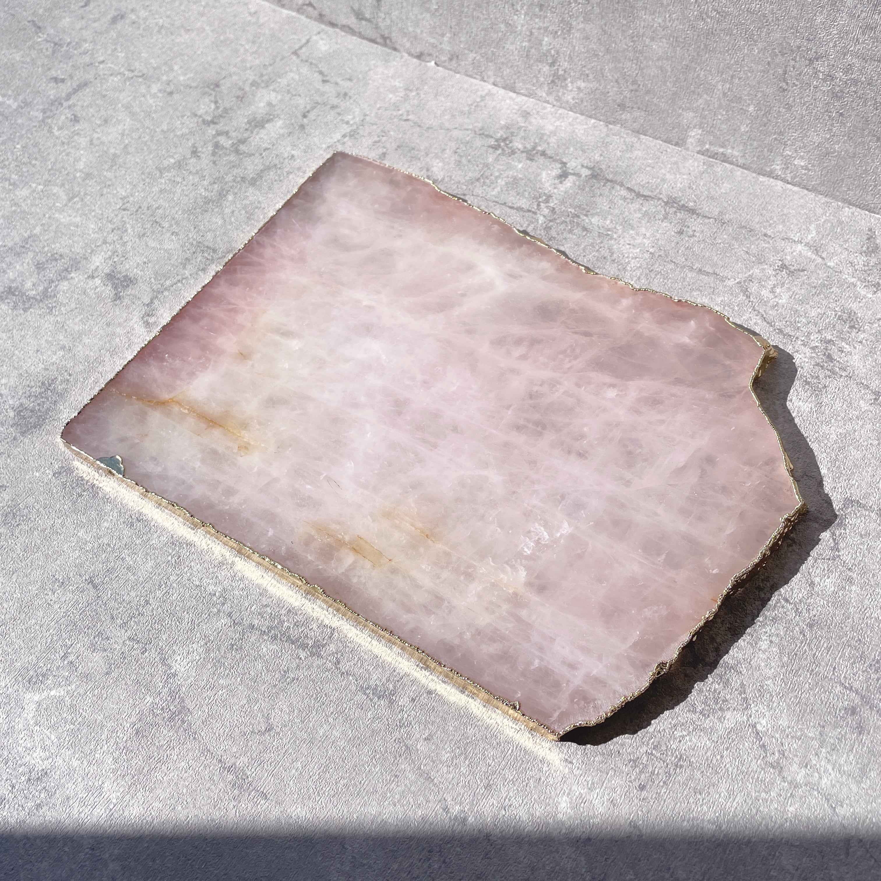 ローズクォーツプレート15◇Rose Quartz Plate◇天然石 ローズクォーツプレート15◇Rose Quartz Plate◇天然石