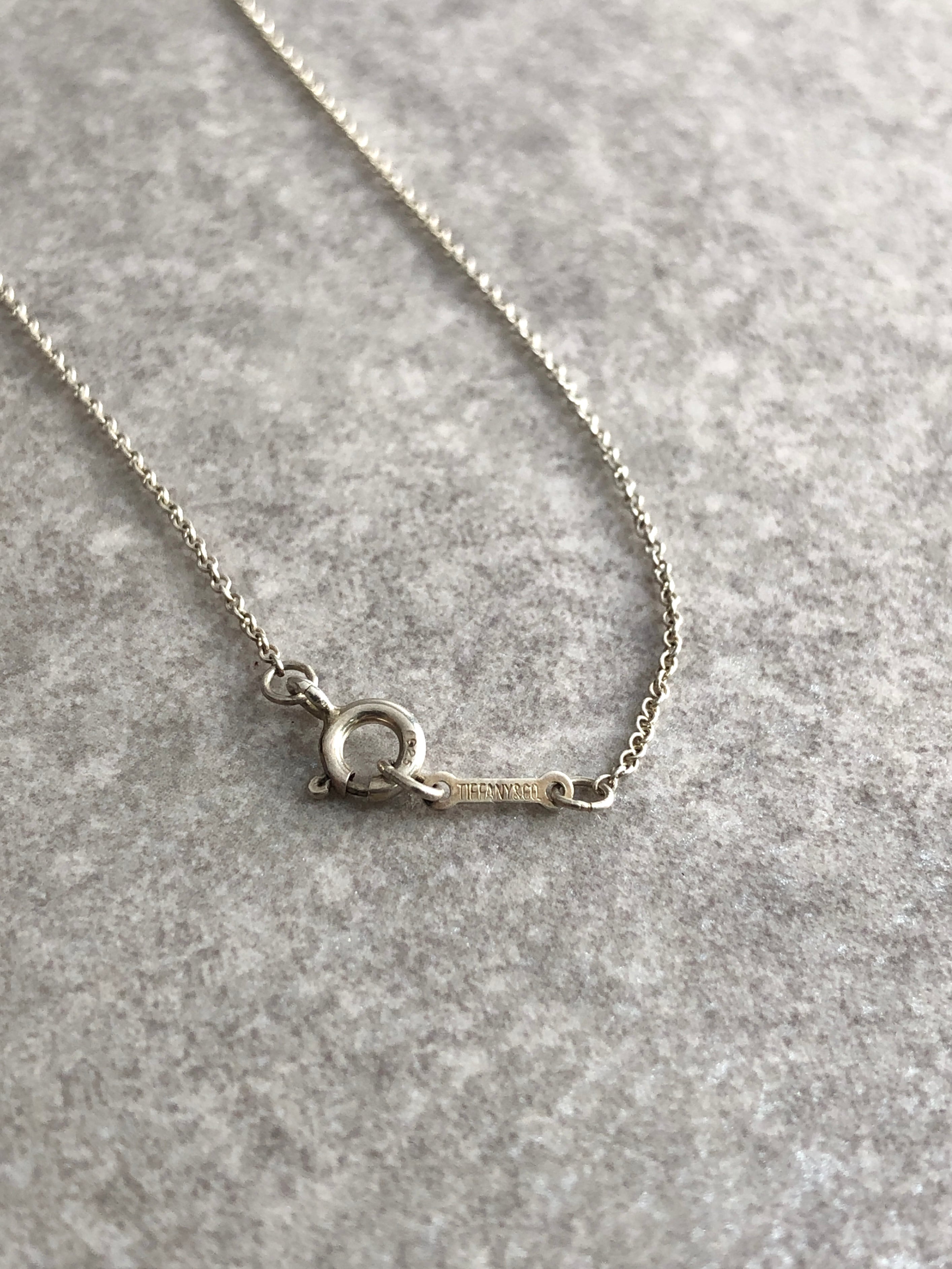 Tiffany & Co. ティファニー ネックレス シルバー キス 925 vintage