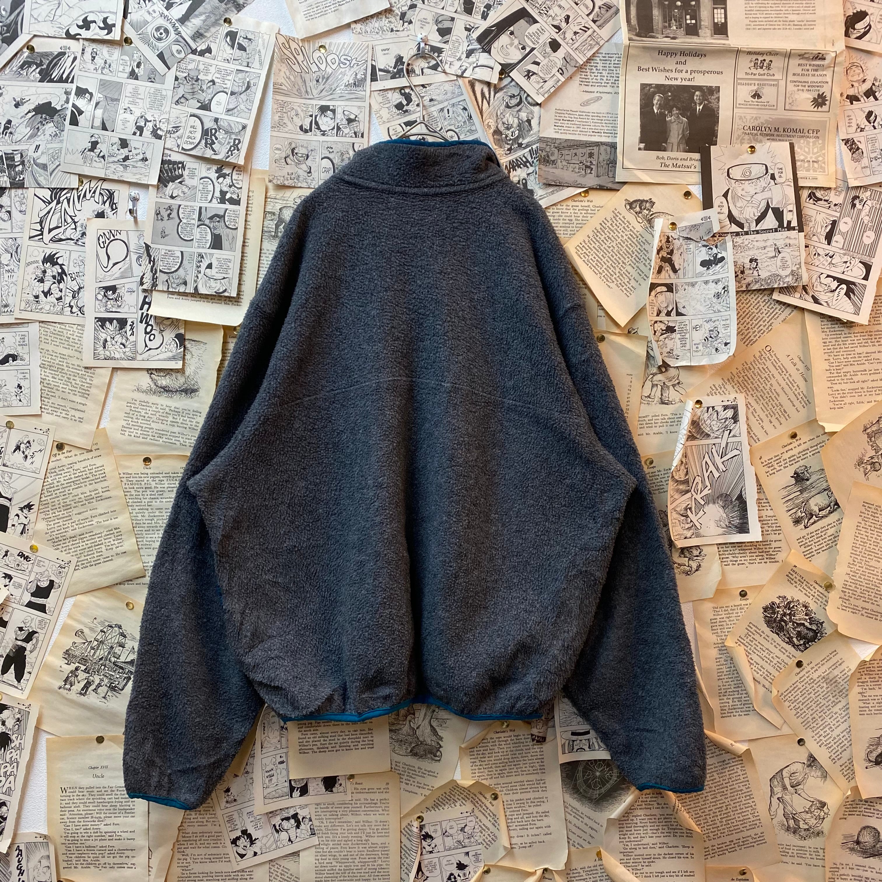 80-90s L.L.Bean 筆記体ロゴスナップTフリースジャケット | 古着屋PENNY
