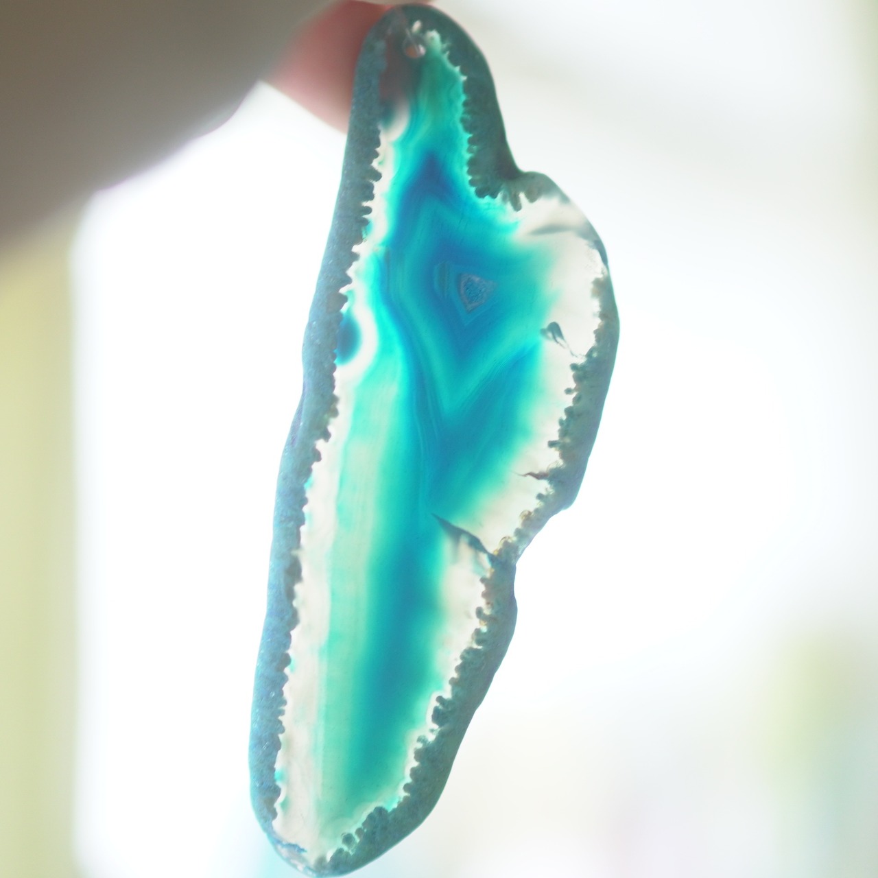 Marine Blue 04 - アゲートヒーリングチャイム / Agate Sun Catcher Wind Chime 661