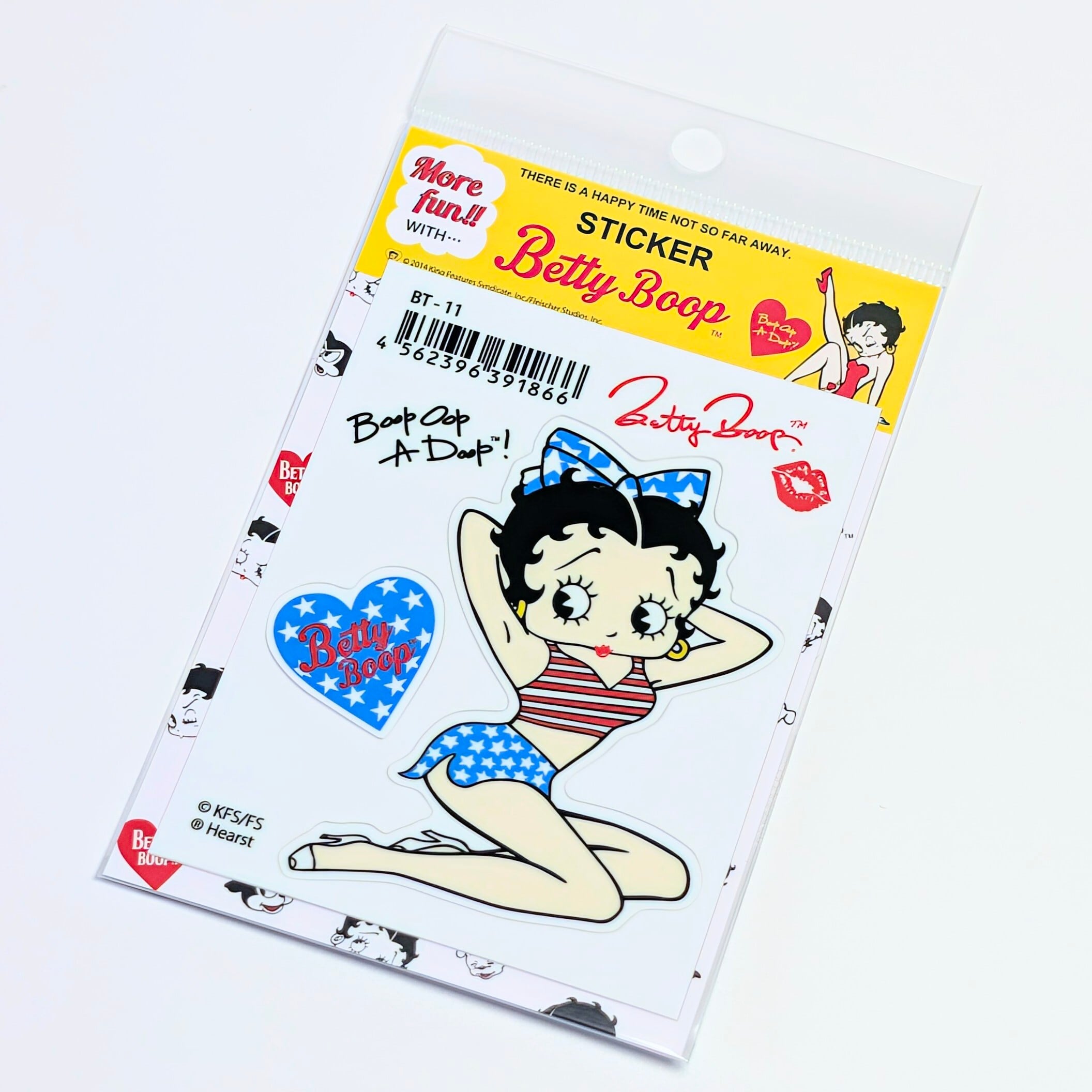✨️みんなメロメロ♡✨️送料無料！【 Betty Boop（ベティブープ） 】 STICKER（ステッカー）/ シール / ベティちゃん　〚アメリカン雑貨 アメトイ〛