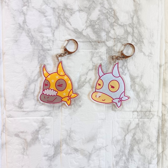 メンコなお馬ちゃんのアクリルキーホルダー