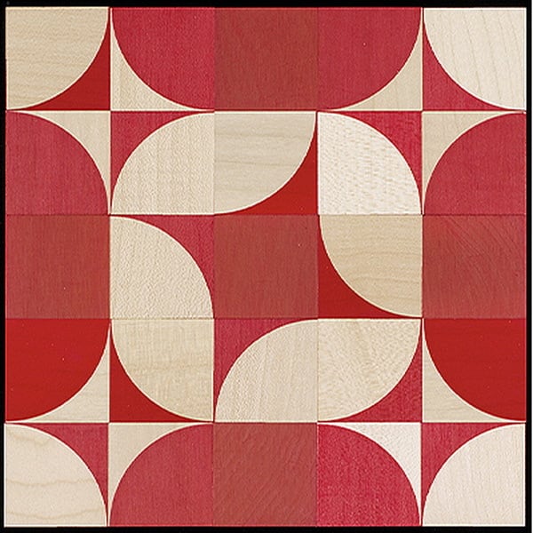 ネフ 積み木 オルナボ 白木×赤 Ornabo NAEF モザイク遊び パターン遊び