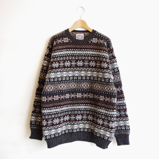 jamieson's  Fair Isle Crew Neck Sweater