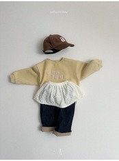 〖取寄〗韓国子供服 / 26winter / atomeme / ボンジュールトレーナー / キッズ *S~XL*