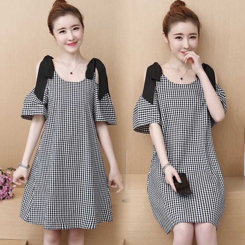 【新作】【送料無料】 マタニティドレス夏スタイリッシュスウィーティーホロウアウト半袖Aラインドレスルーズスタイリッシュドレス妊婦ママドレス ショート ハーフスリーブ 大人ガーリー スウィート キュート カジュアル サマー 夏物 AL expec36396600827