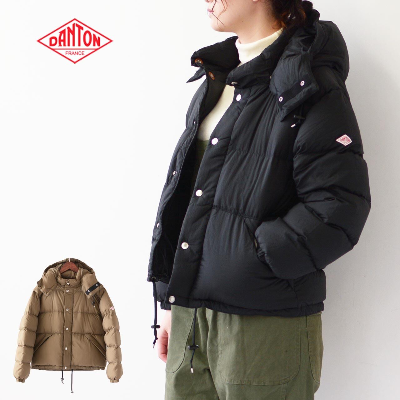 SALE 30%OFF】DANTON [ダントン] W DOWN HOODED JACKET [DT-A0200LNY