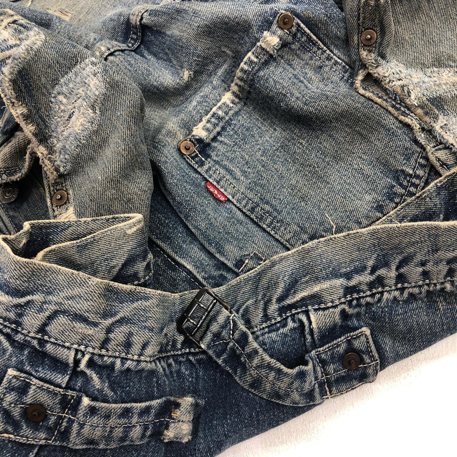 506xx デニムジャケット　ファースト　30〜40s 針刺し　サイズ40程度 LEVI'S リーバイス 30- 40年代 S506XX 1st WWII 大戦初期 モデル