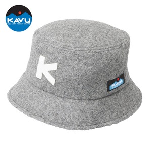 KAVU カブー ウール Kハット バケットハット ウールハット 帽子 メンズ レディース ジャパンフィット アウトドア 冬 Lサイズ 19823023 GRAY