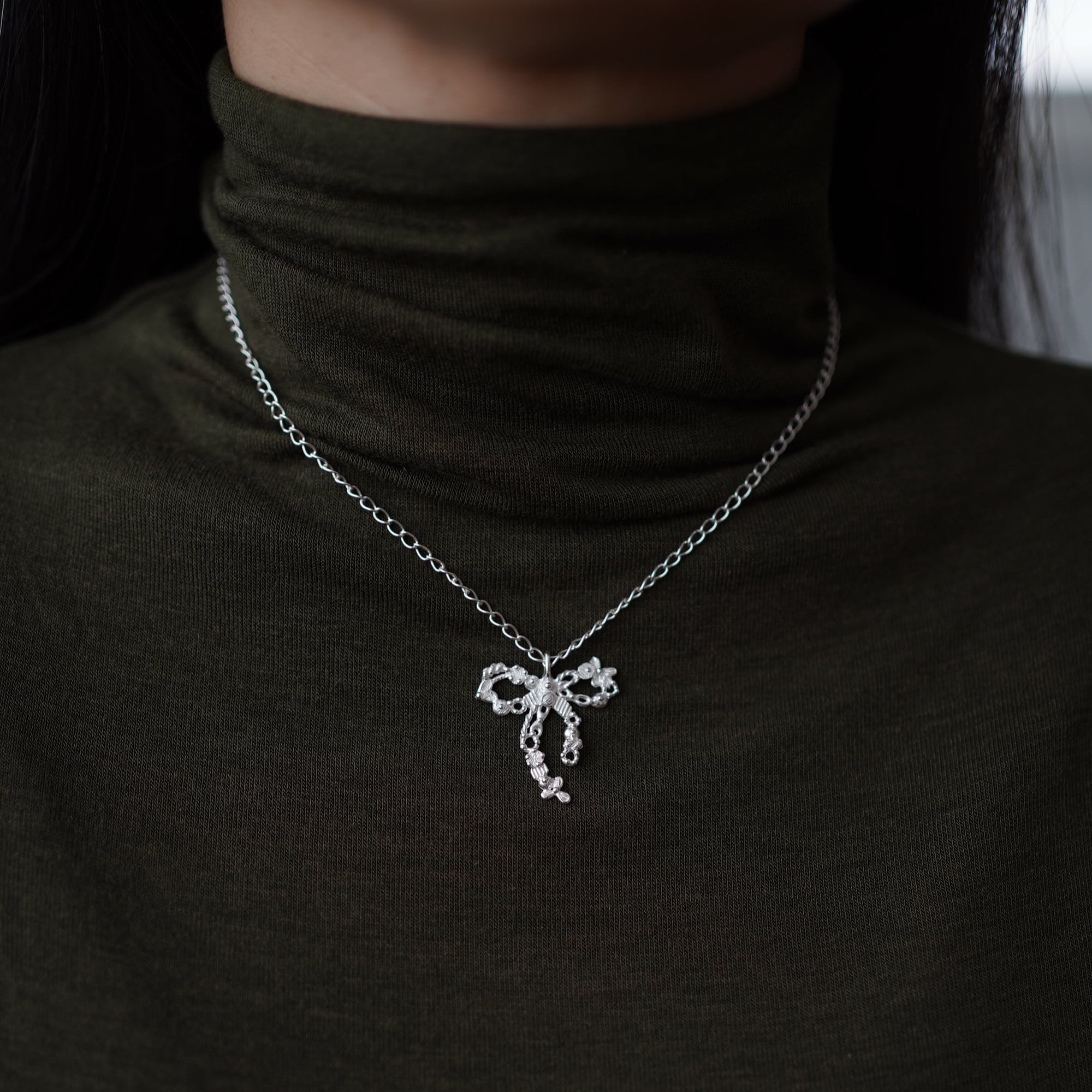 蝶々 ネックレス