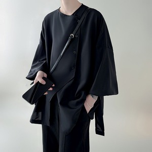 Japanese-style collarless shirt(MT1664)