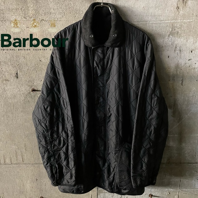 〖BARBOUR〗logo embroidery nylon quilting jacket/バブアー ロゴ刺繍 ナイロン キルティング ジャケット/lsize/#0202