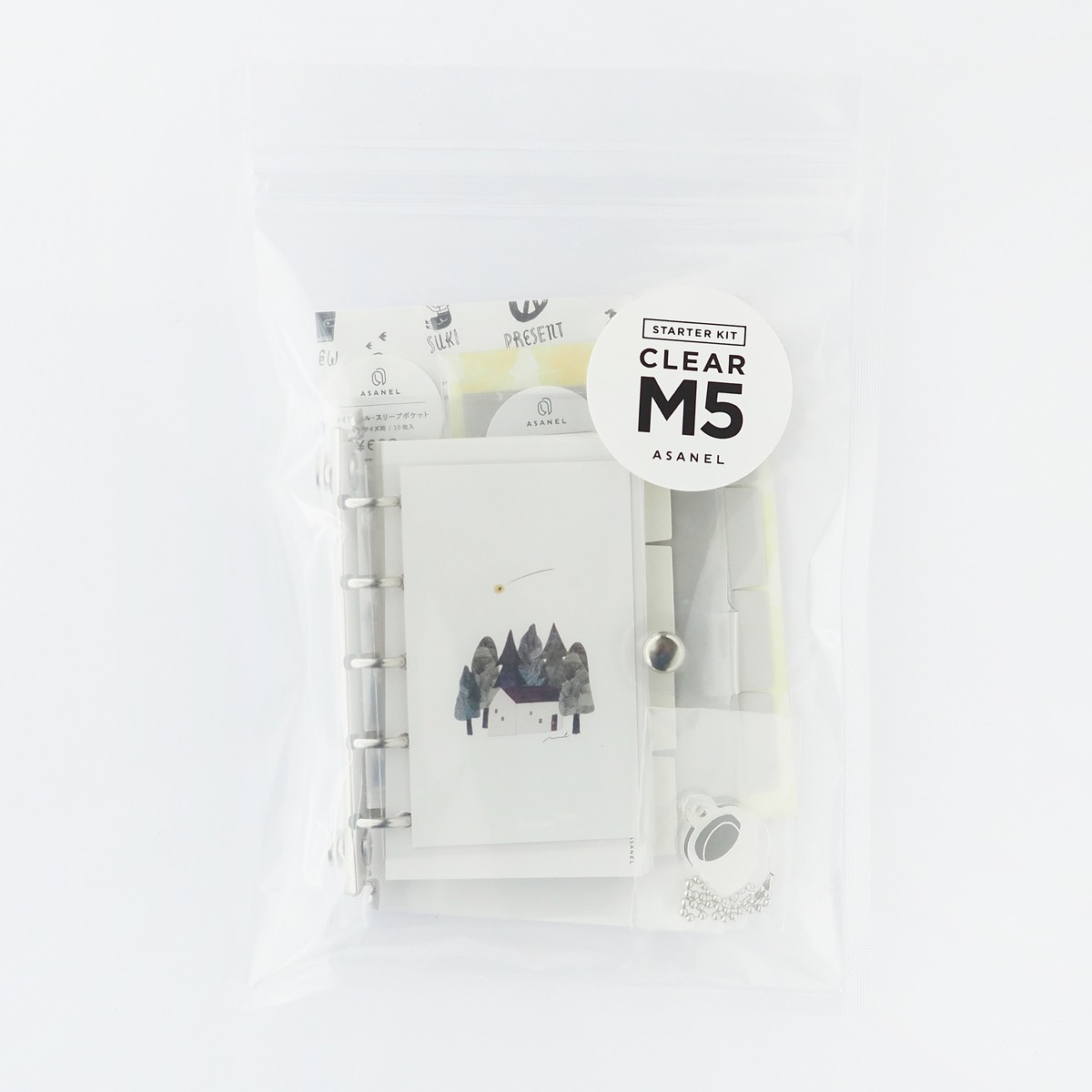 B品】 スターターキット ｜クリアM5手帳 | ASANEL