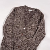 モヘヤ混 URBAN RESEARCH warehouse アーバンリサーチ Vネック ニット カーディガン 38/ブラウン系 レディース