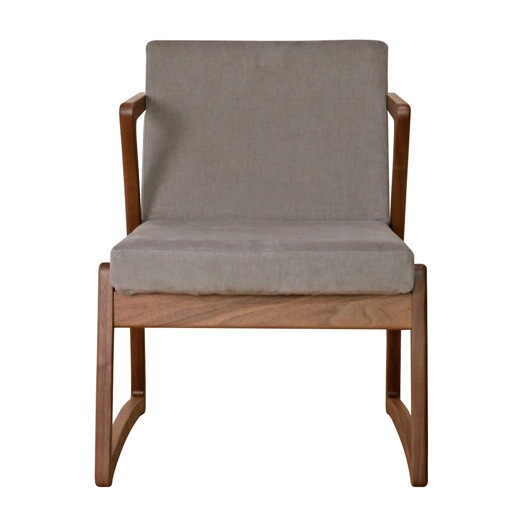 カンナ ローチェア SH380 ウォールナット Cランク［リアルスタイル