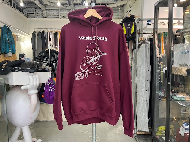 UNDERCOVER × WASTED YOUTH SWEAT HOODIE RED PURPLE XL 84914