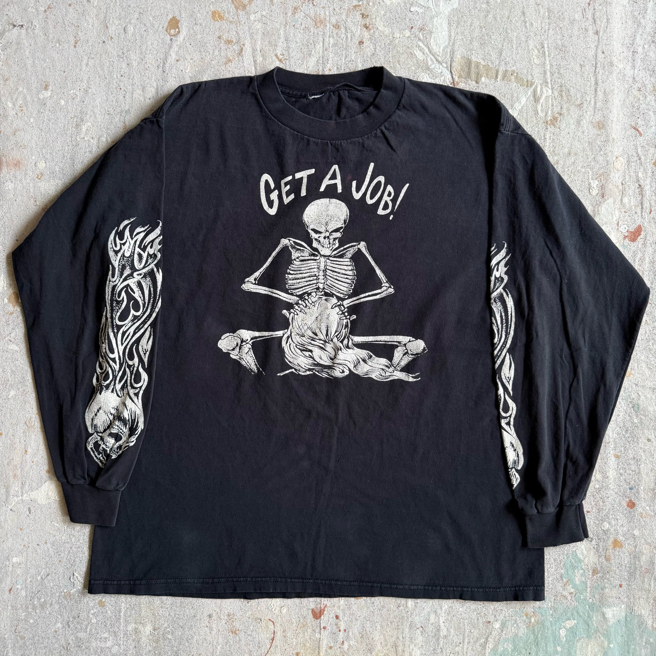 1990s~ "GET A JOB" Tee XL位 Z202