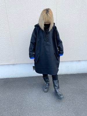 UNFINISHEDワイドパーカーコート