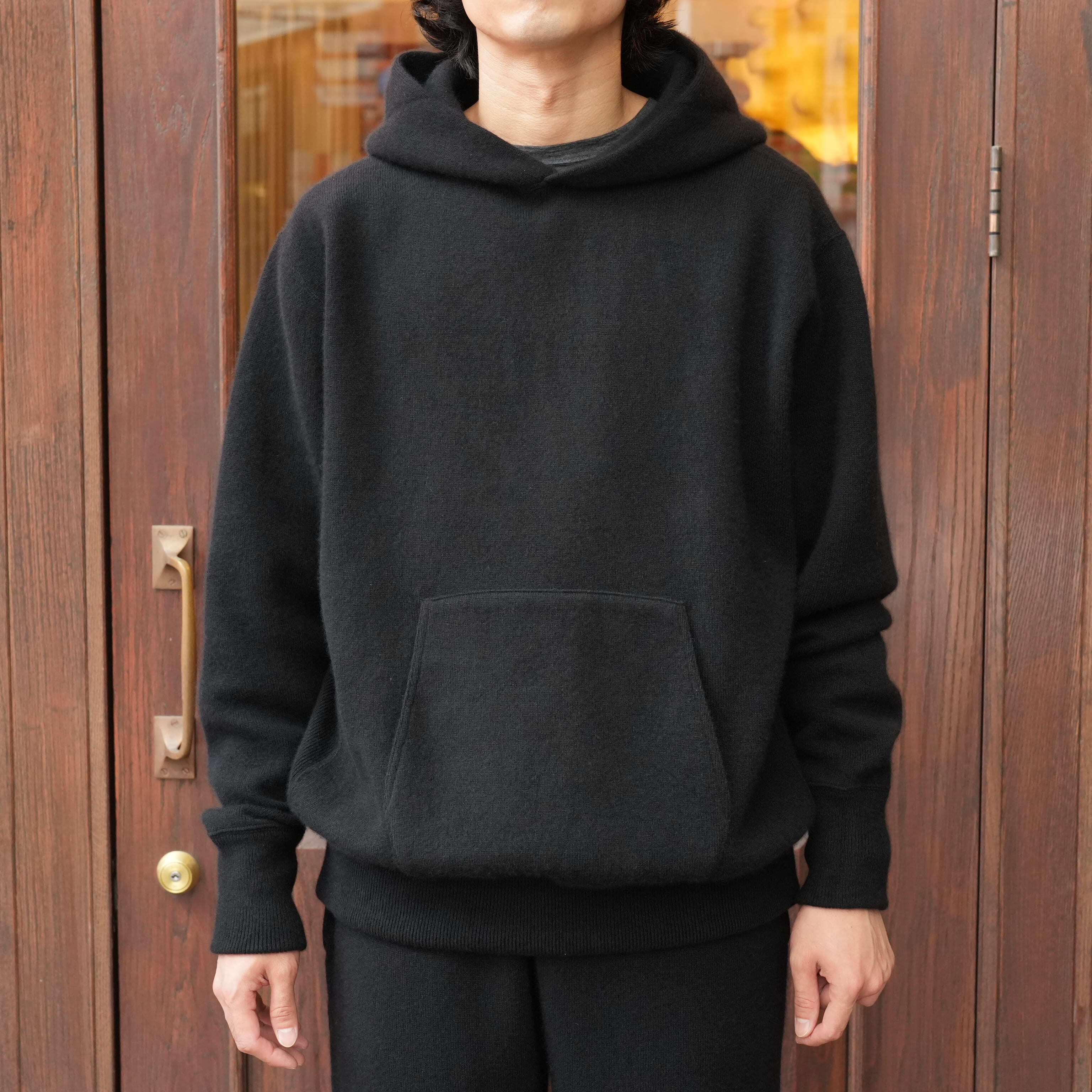 HERILL(へリル) 26AW "Goldencash Hooded" -Black-