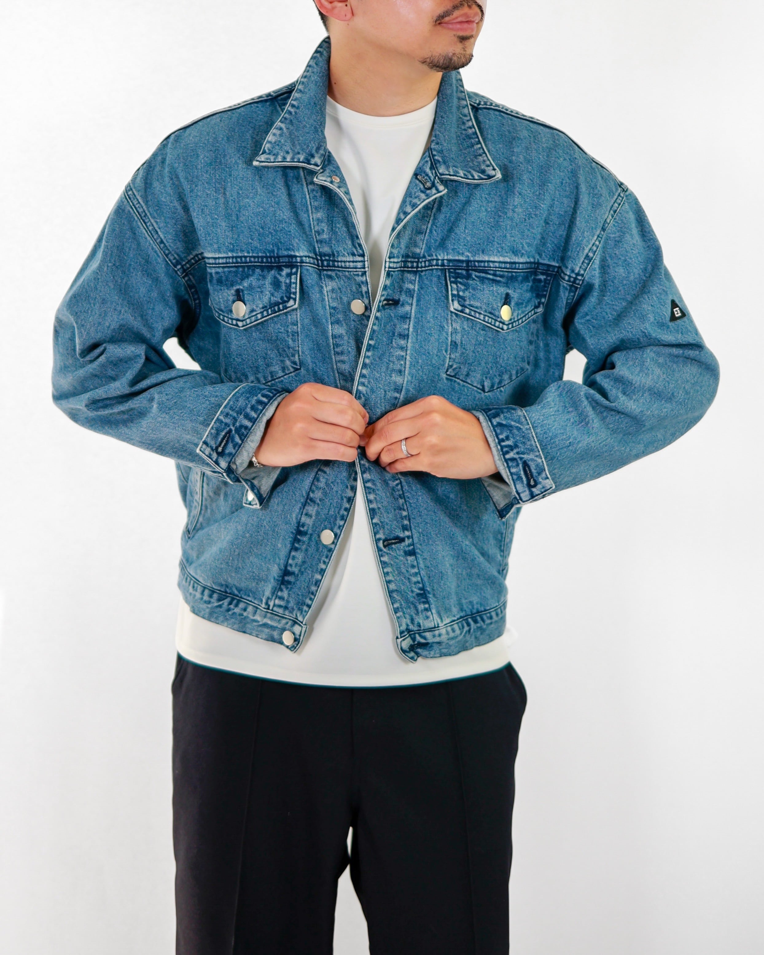 KV-571】Okayama Denim Vintage Over Jacket【岡山デニム】【送料無料