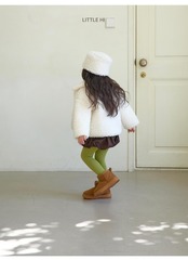 〖取寄〗韓国子供服 / 26winter / Little Hi / ビッグボア襟付きジャンパー / キッズ *XS~XL*