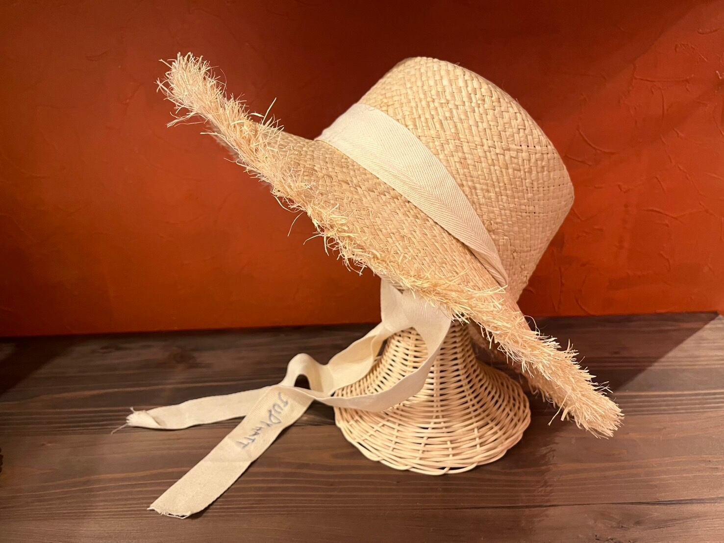 raffia bonnet hat | JUDY HATT