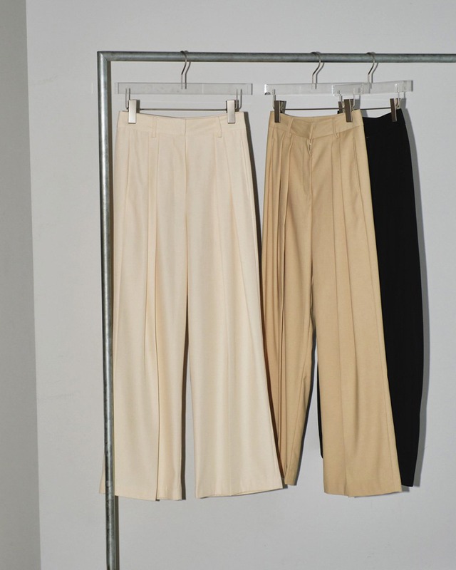 【送料無料】Tuck Twill Trousers [TODAYFUL] /12410707