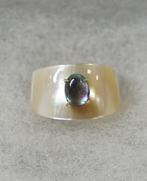 (K10)Thalatta Ring(Seashell Quartz)