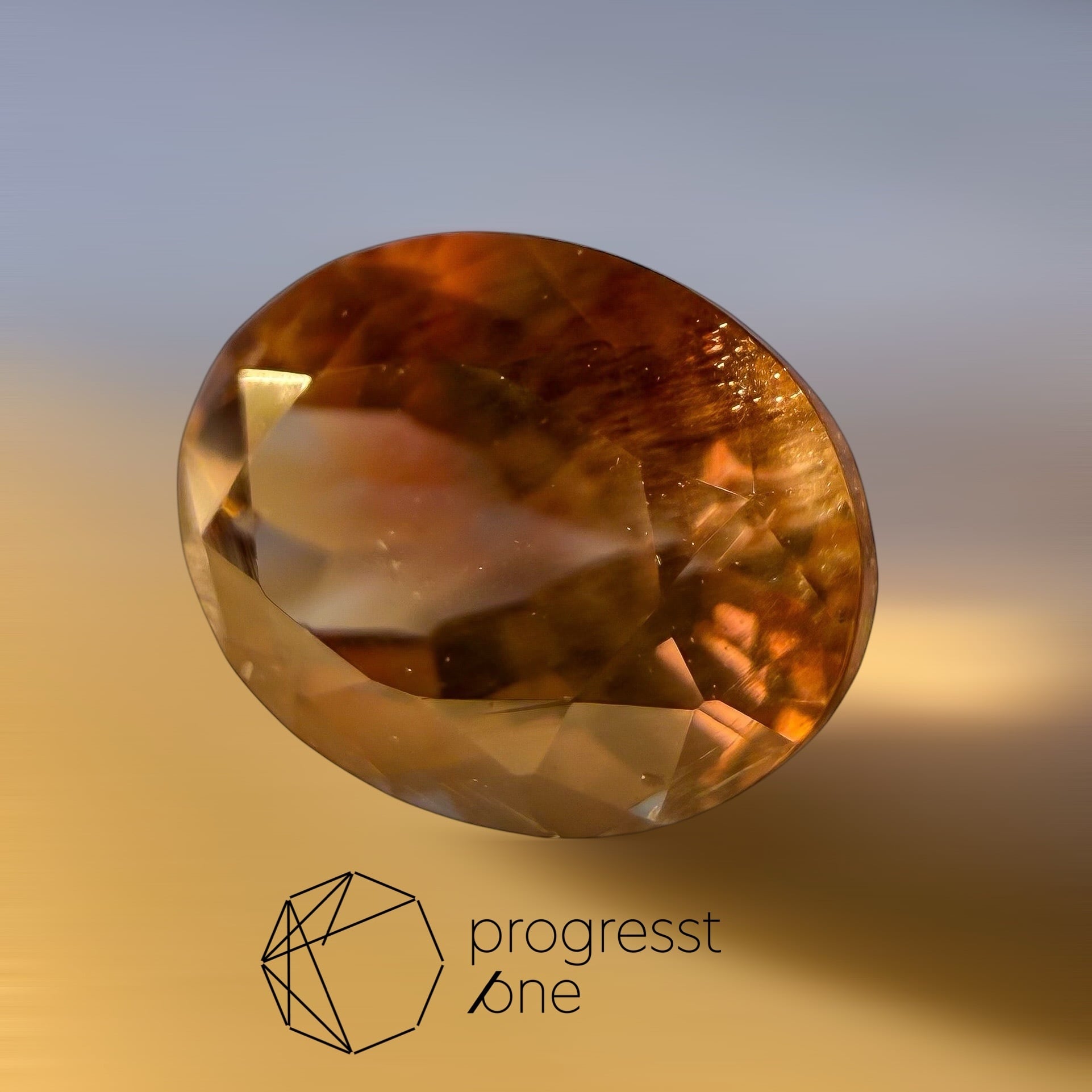 バイカラーオレゴンサンストーン 1.48ct | progresstone