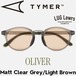 TYMER タイマー サングラス メンズ レディース スポーツサングラス OLIVER オリバー Matt Clear Grey/Light Brown TY105-MG2-LBR 日本代理店正規品