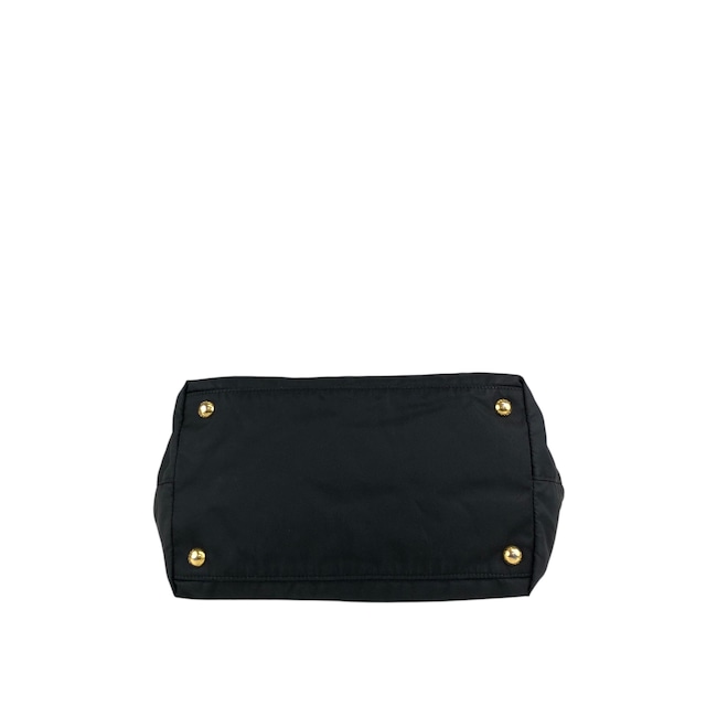 PRADA プラダ ショルダーバッグ ブラック トライアングルロゴ ナイロン 2WAY トートバッグ vintage ヴィンテージ オールド 2krwdw